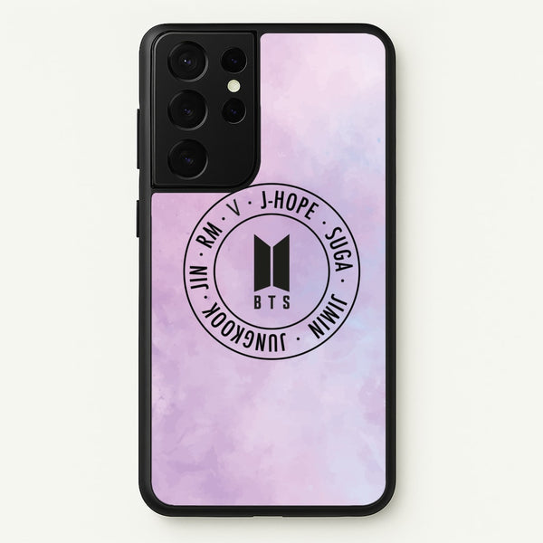 Galaxy Logo - BTS - BTS Phone Case for Galaxy S21 Ultra