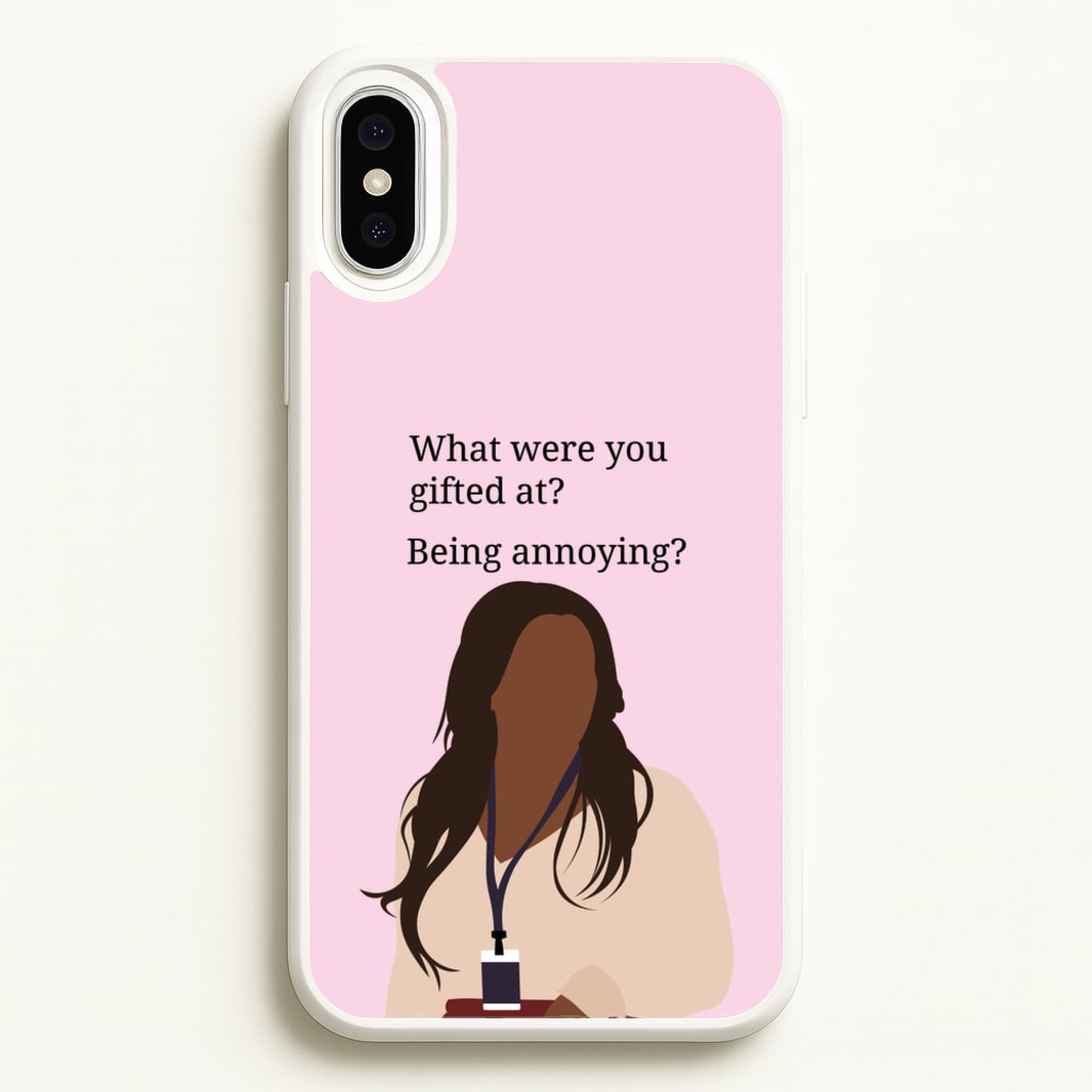 Gifted At Being Annoying - Abbott Elementary Phone Case for iPhone XS Max