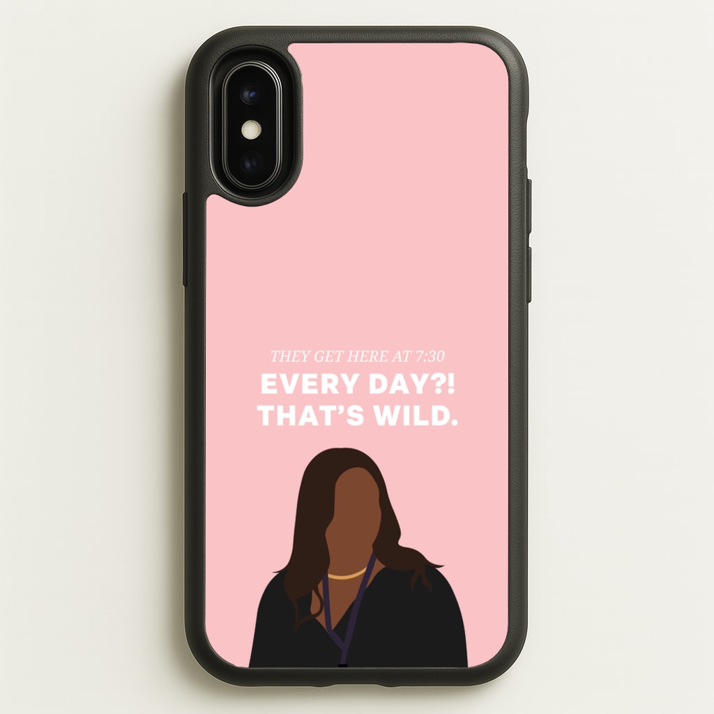 Every Day?! That's Wild - Abbott Elementary Phone Case for iPhone X / XS