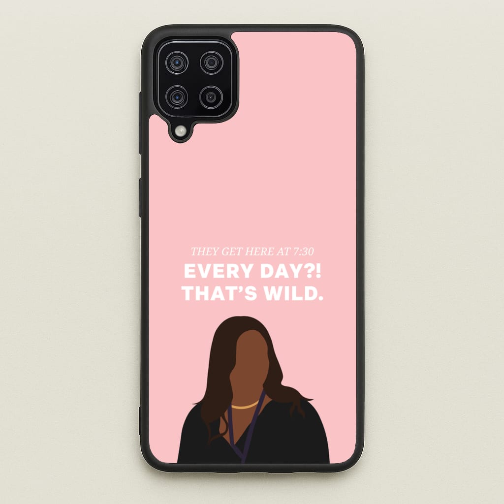 Every Day?! That's Wild - Abbott Elementary Phone Case for Galaxy A12