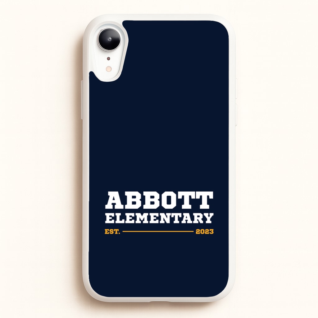 Elementary Sports Top - Abbott Elementary Phone Case for iPhone XR