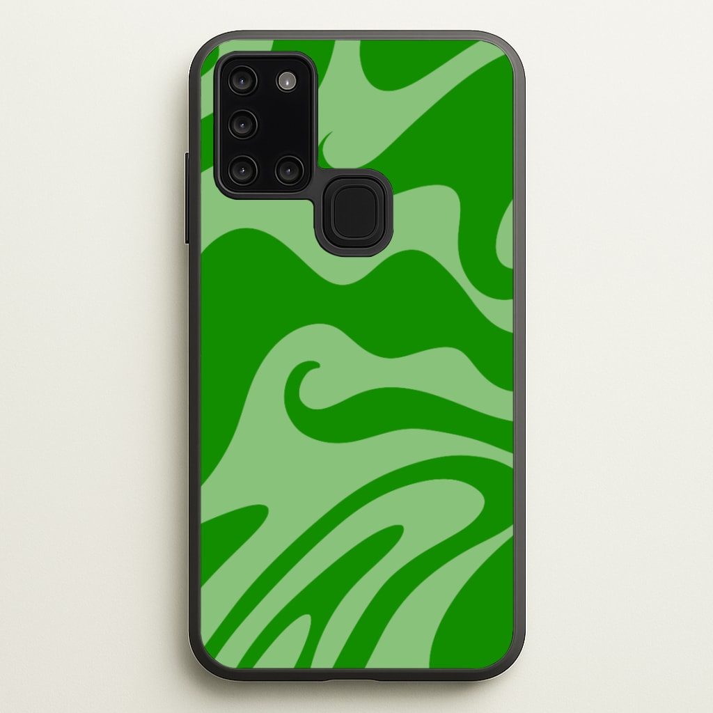 Colourful Abstract Pattern II - Abstract Phone Case for Galaxy A21s