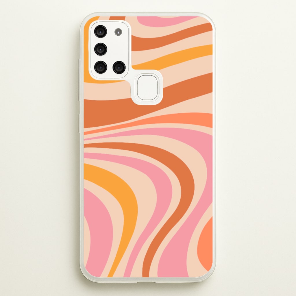 Colourful Abstract Pattern III - Abstract Phone Case for Galaxy A21s