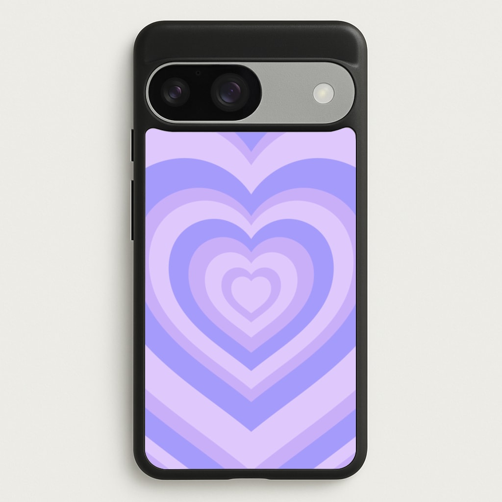 Purple - Colourful Hearts - Colourful Hearts Phone Case for Google Pixel 9 / 9 Pro