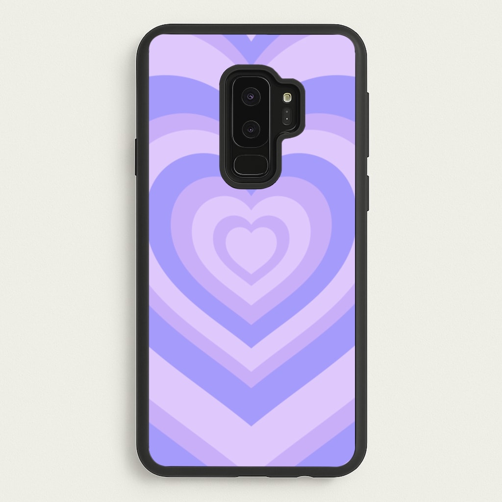 Purple - Colourful Hearts - Colourful Hearts Phone Case for Galaxy S9 Plus
