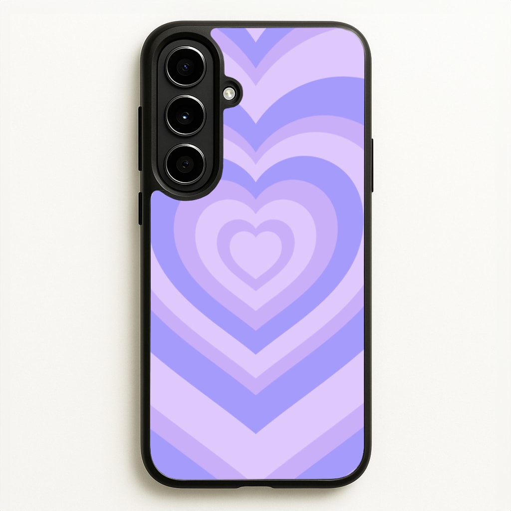 Purple - Colourful Hearts - Colourful Hearts Phone Case for Galaxy A56