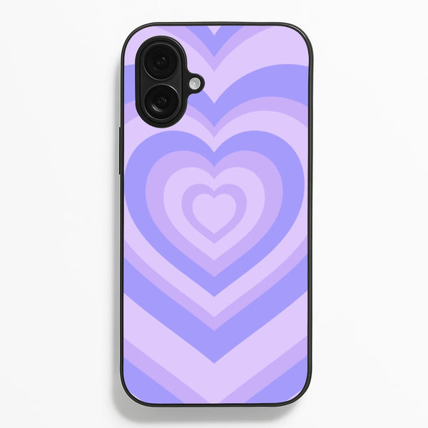 Purple - Colourful Hearts - Colourful Hearts Phone Case for iPhone 16 Plus