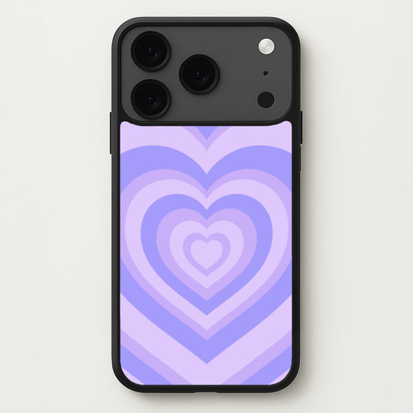 Purple - Colourful Hearts Phone Case for iPhone 17 Pro Max