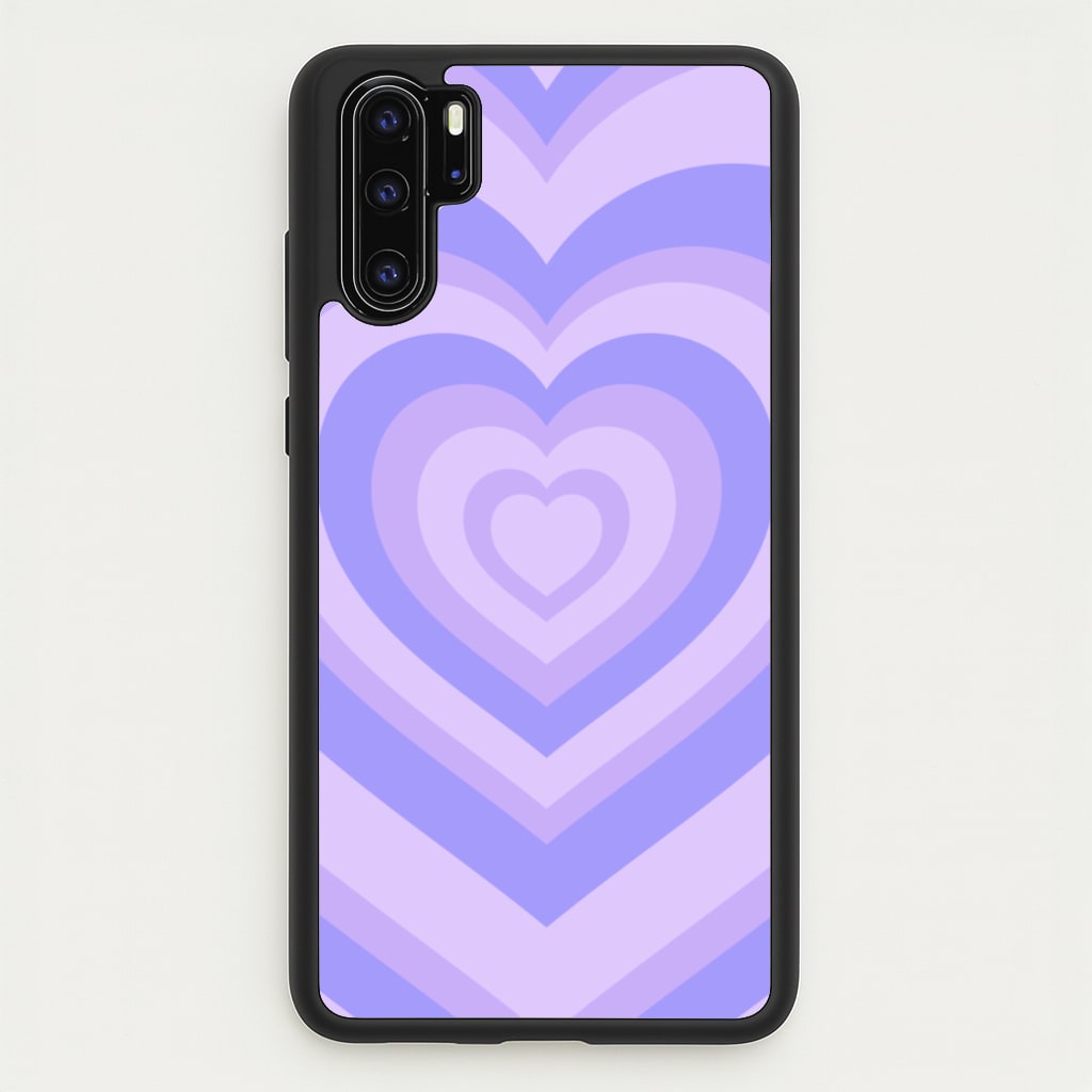 Purple - Colourful Hearts - Colourful Hearts Phone Case for Huawei P30 Pro