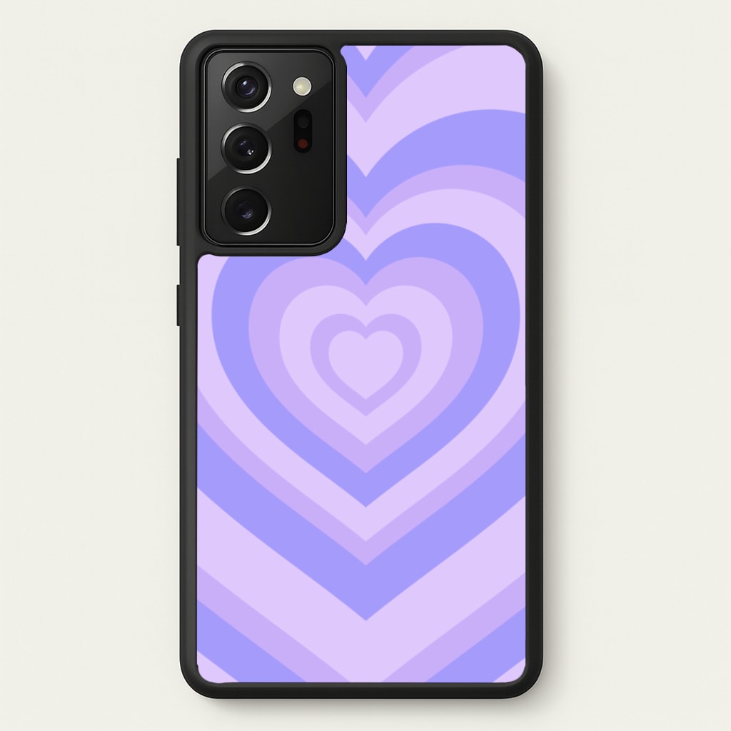 Purple - Colourful Hearts - Colourful Hearts Phone Case for Galaxy Note 20 Ultra