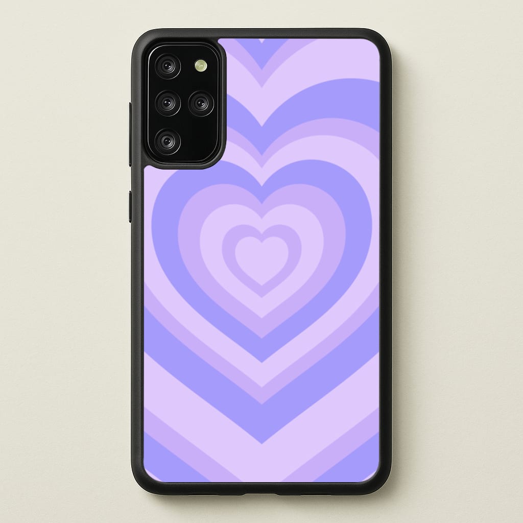 Purple - Colourful Hearts  - Colourful Hearts Phone Case for Galaxy S20 Plus