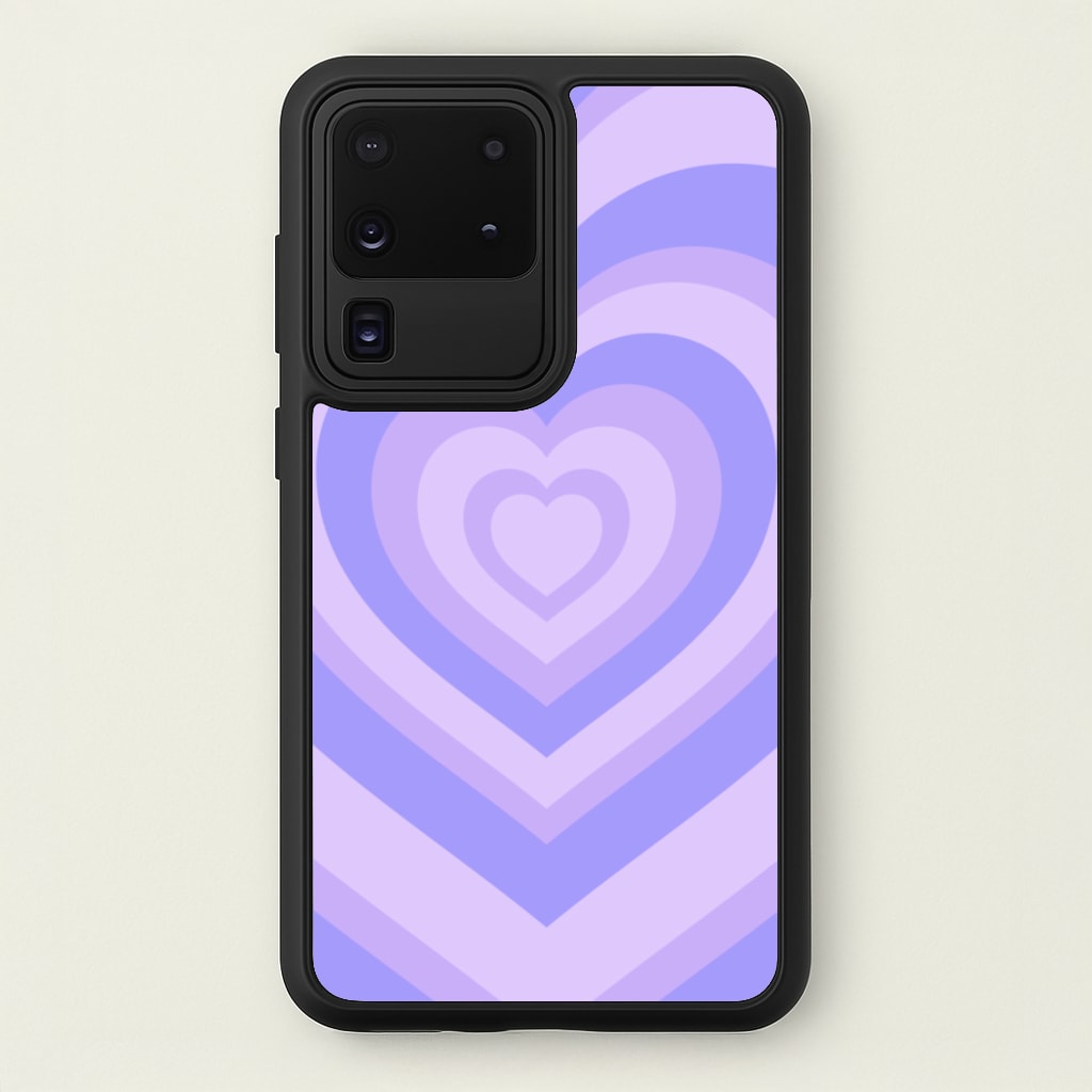 Purple - Colourful Hearts - Colourful Hearts Phone Case for Galaxy S20 Ultra