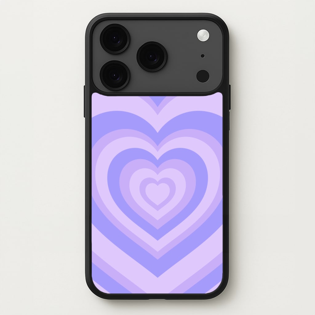 Purple - Colourful Hearts Phone Case for iPhone 17 Pro
