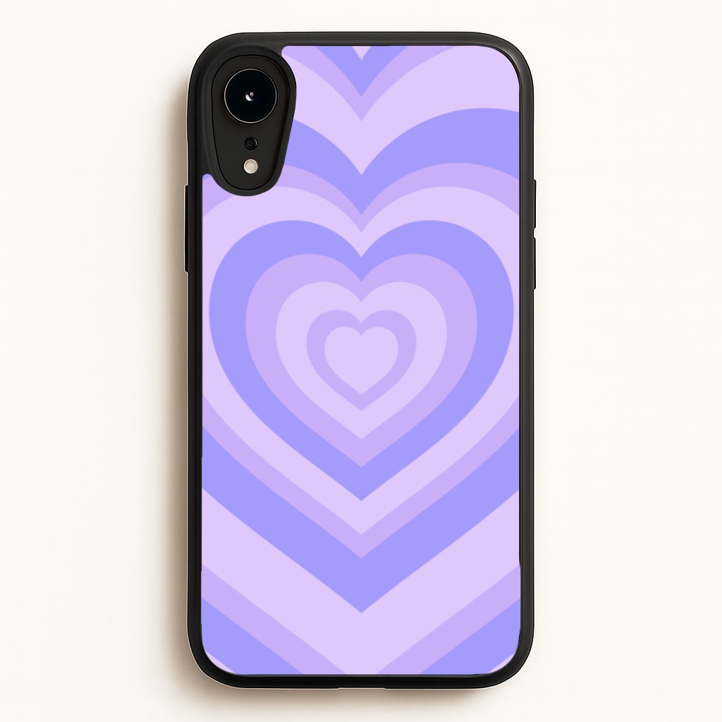 Purple - Colourful Hearts - Colourful Hearts Phone Case for iPhone XR