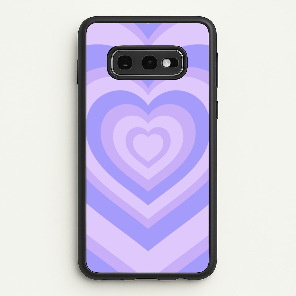 Purple - Colourful Hearts - Colourful Hearts Phone Case for Galaxy S10e