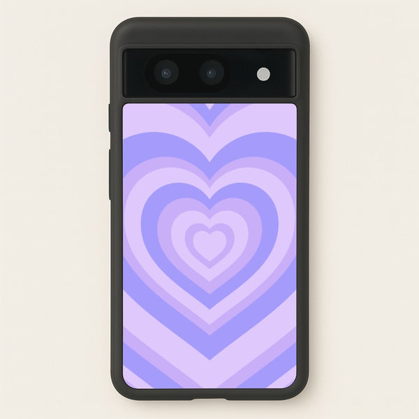Purple - Colourful Hearts - Colourful Hearts Phone Case for Google Pixel 8a