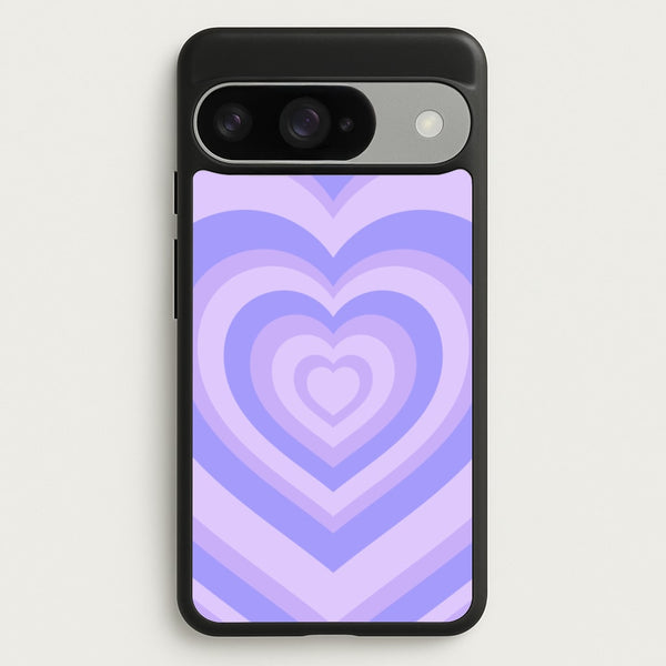 Purple - Colourful Hearts Phone Case for Google Pixel 10 / 10 Pro