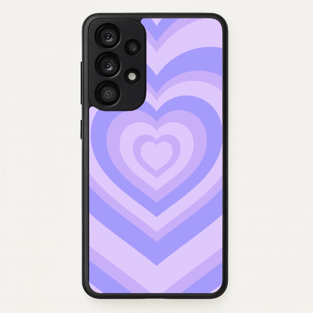 Purple - Colourful Hearts - Colourful Hearts Phone Case for Galaxy A53