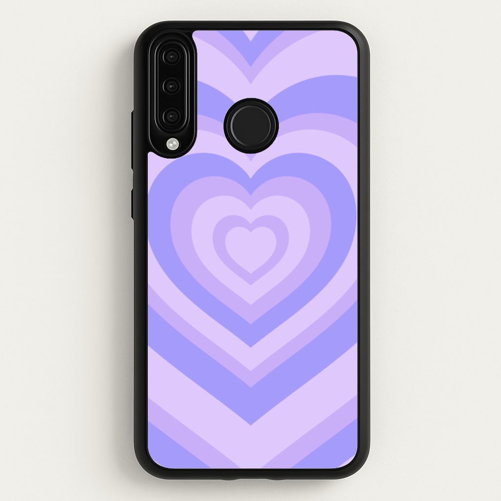 Purple - Colourful Hearts - Colourful Hearts Phone Case for Huawei P30 Lite