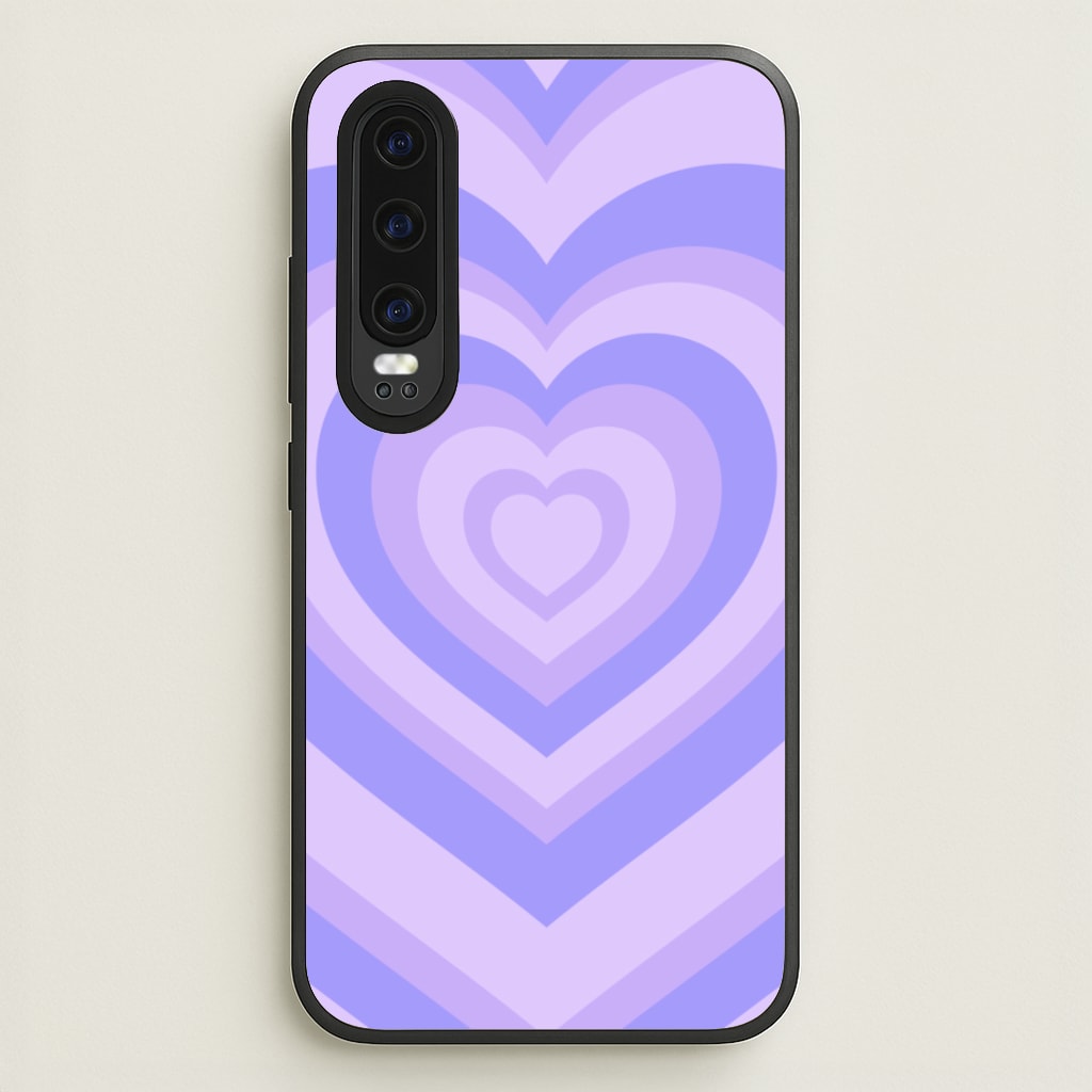 Purple - Colourful Hearts - Colourful Hearts Phone Case for Huawei P30
