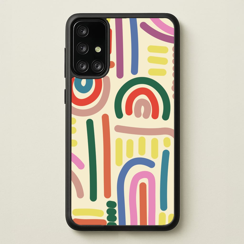 Abstract Patterns 23 - Abstract Patterns Phone Case for Galaxy A71
