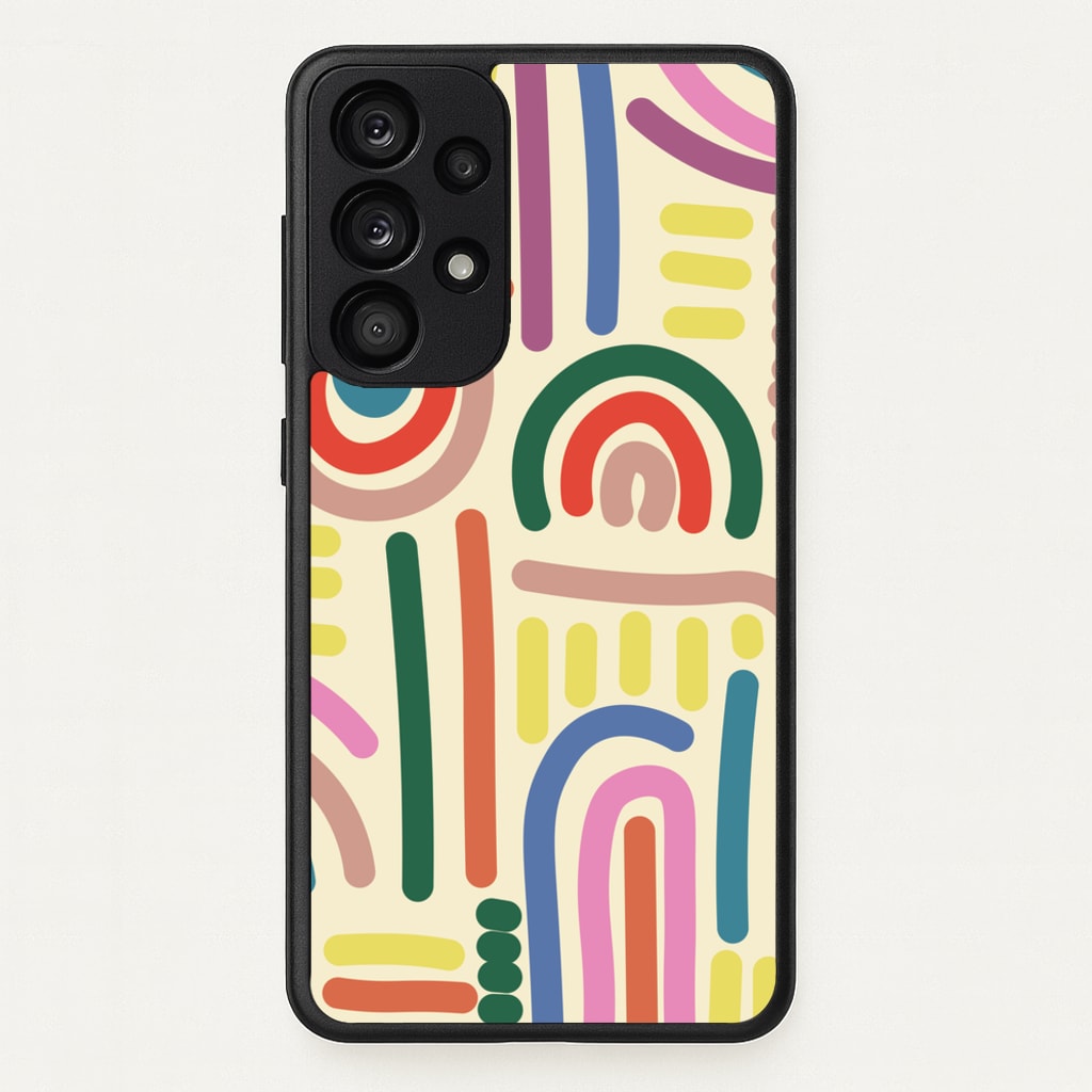 Abstract Patterns 23 - Abstract Patterns Phone Case for Galaxy A53