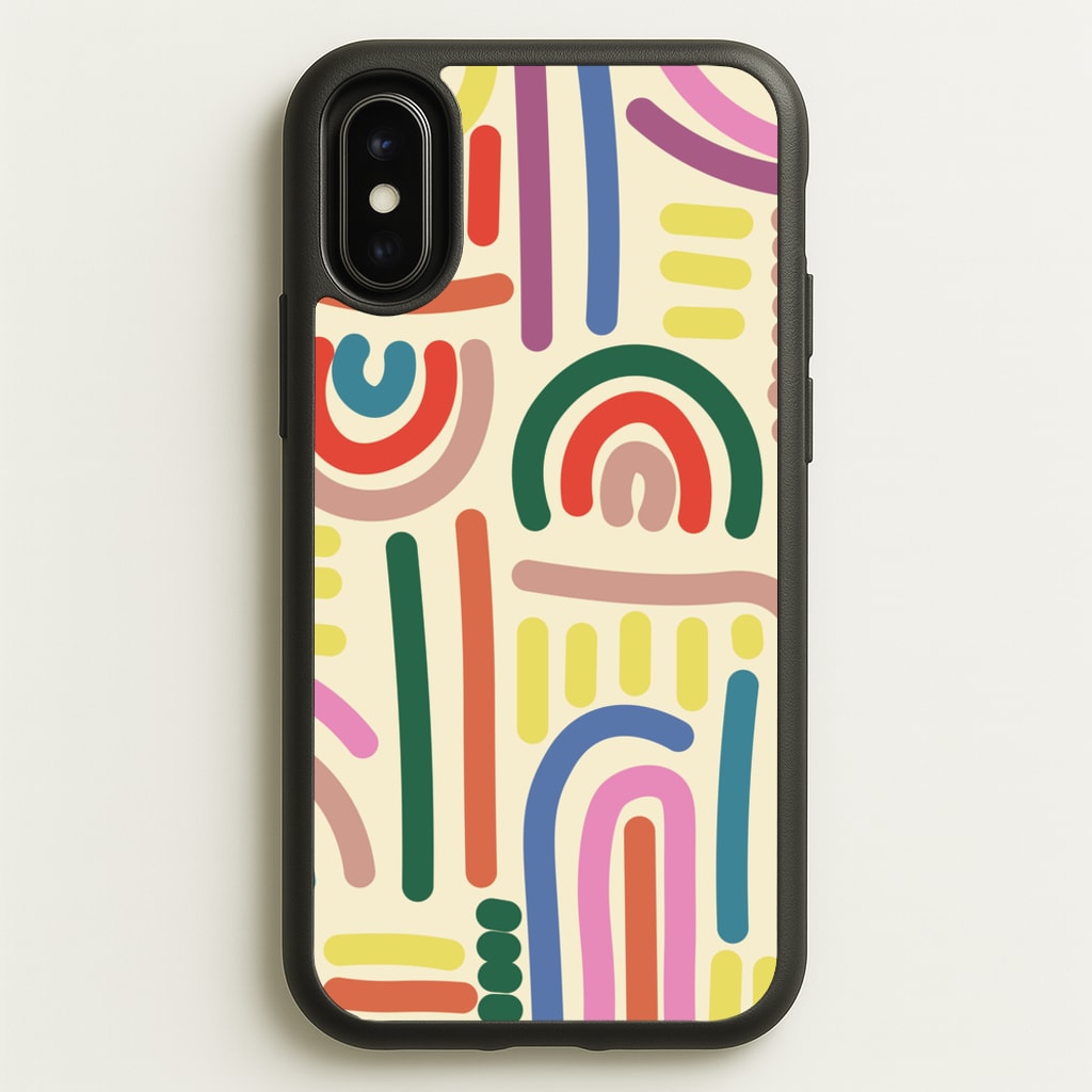 Abstract Patterns 23 - Abstract Patterns Phone Case for iPhone X / XS