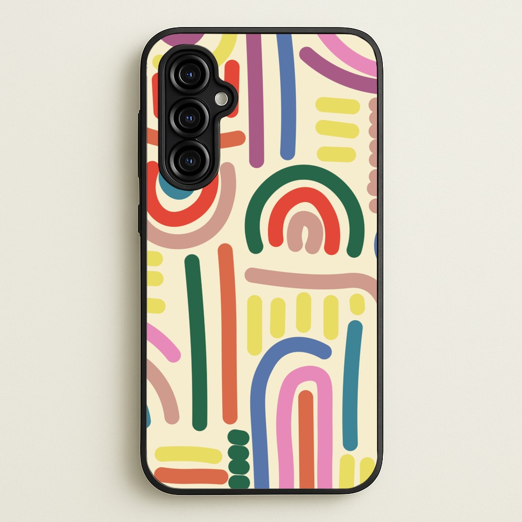 Abstract Patterns 23 - Abstract Patterns Phone Case for Galaxy A54