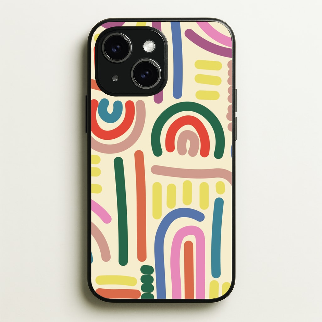 Abstract Patterns 23 - Abstract Patterns Phone Case for iPhone 15
