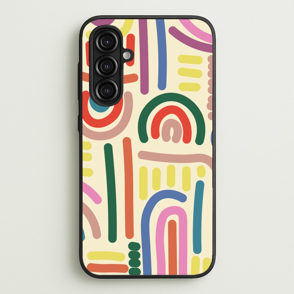Abstract Patterns 23 - Abstract Patterns Phone Case for Galaxy A16