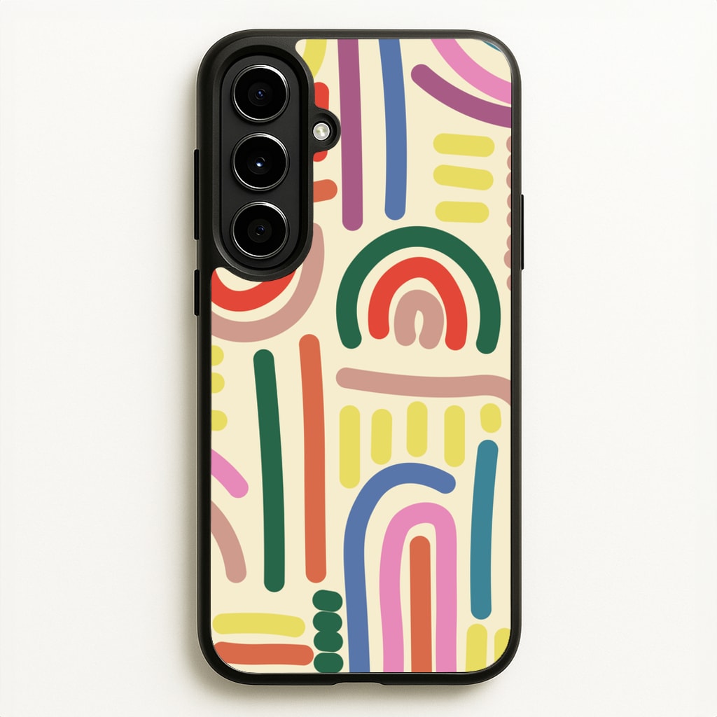 Abstract Patterns 23 - Abstract Patterns Phone Case for Galaxy A56