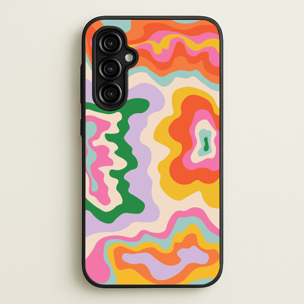 Abstract Patterns 25 - Abstract Patterns Phone Case for Galaxy A54