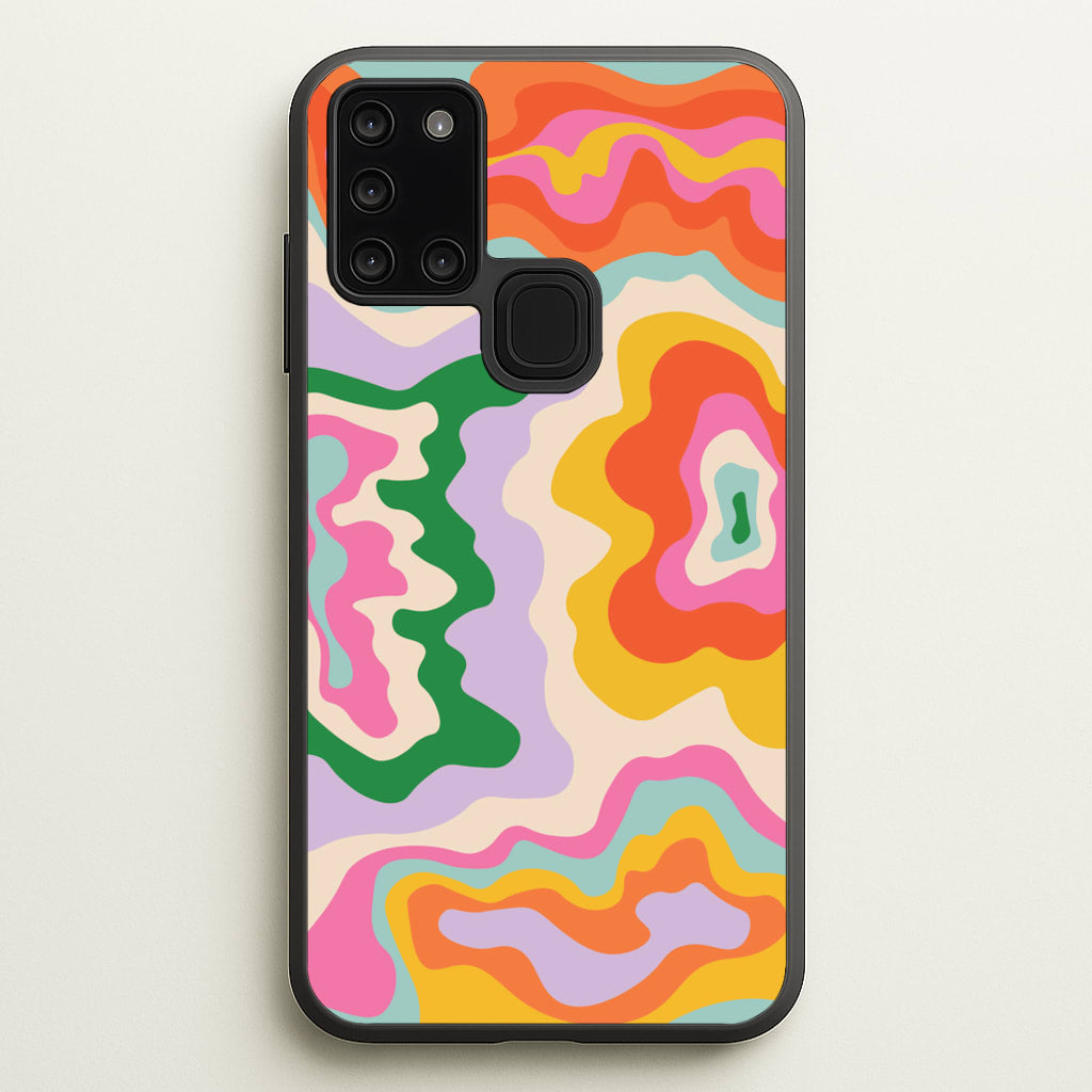 Abstract Patterns 25 - Abstract Patterns Phone Case for Galaxy A21s