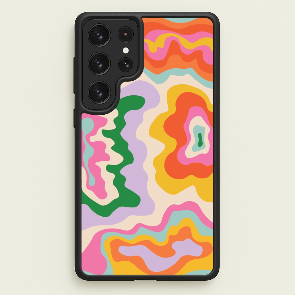 Abstract Patterns 25 - Abstract Patterns Phone Case for Galaxy S22 Ultra
