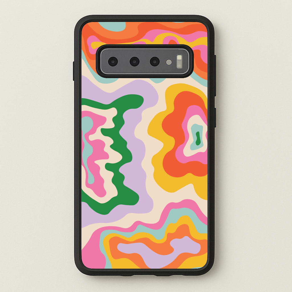 Abstract Patterns 25 - Abstract Patterns Phone Case for Galaxy S10 Plus