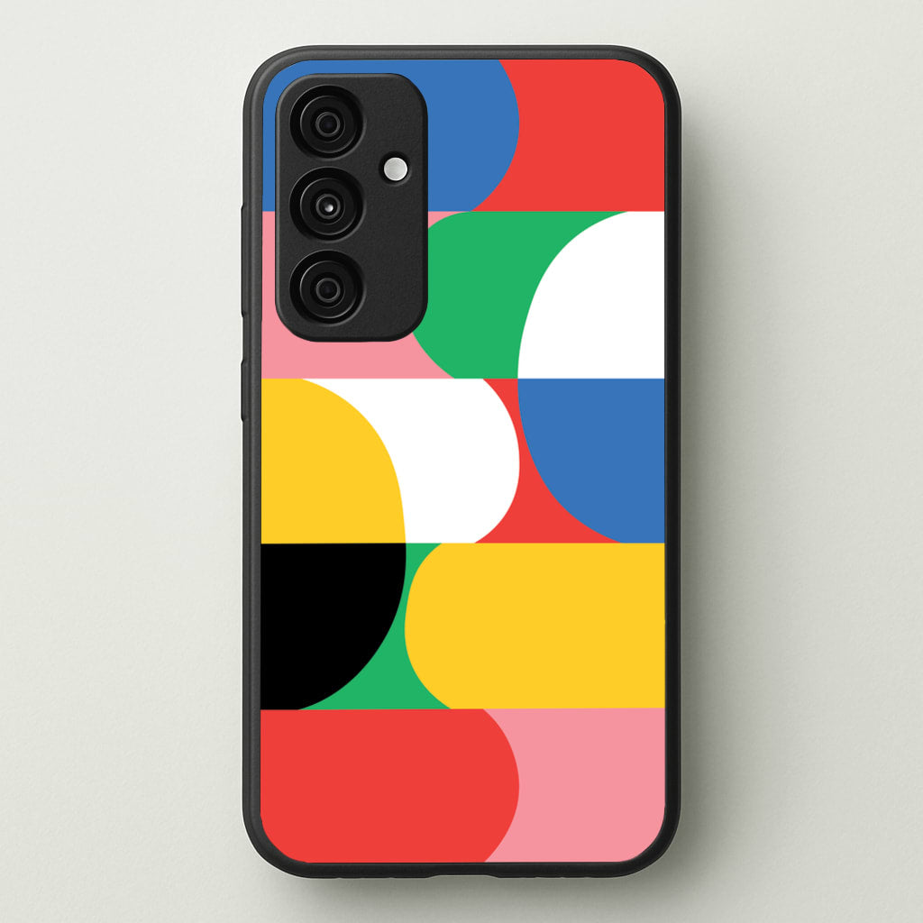 Abstract Patterns 27 - Abstract Patterns Phone Case for Galaxy A55