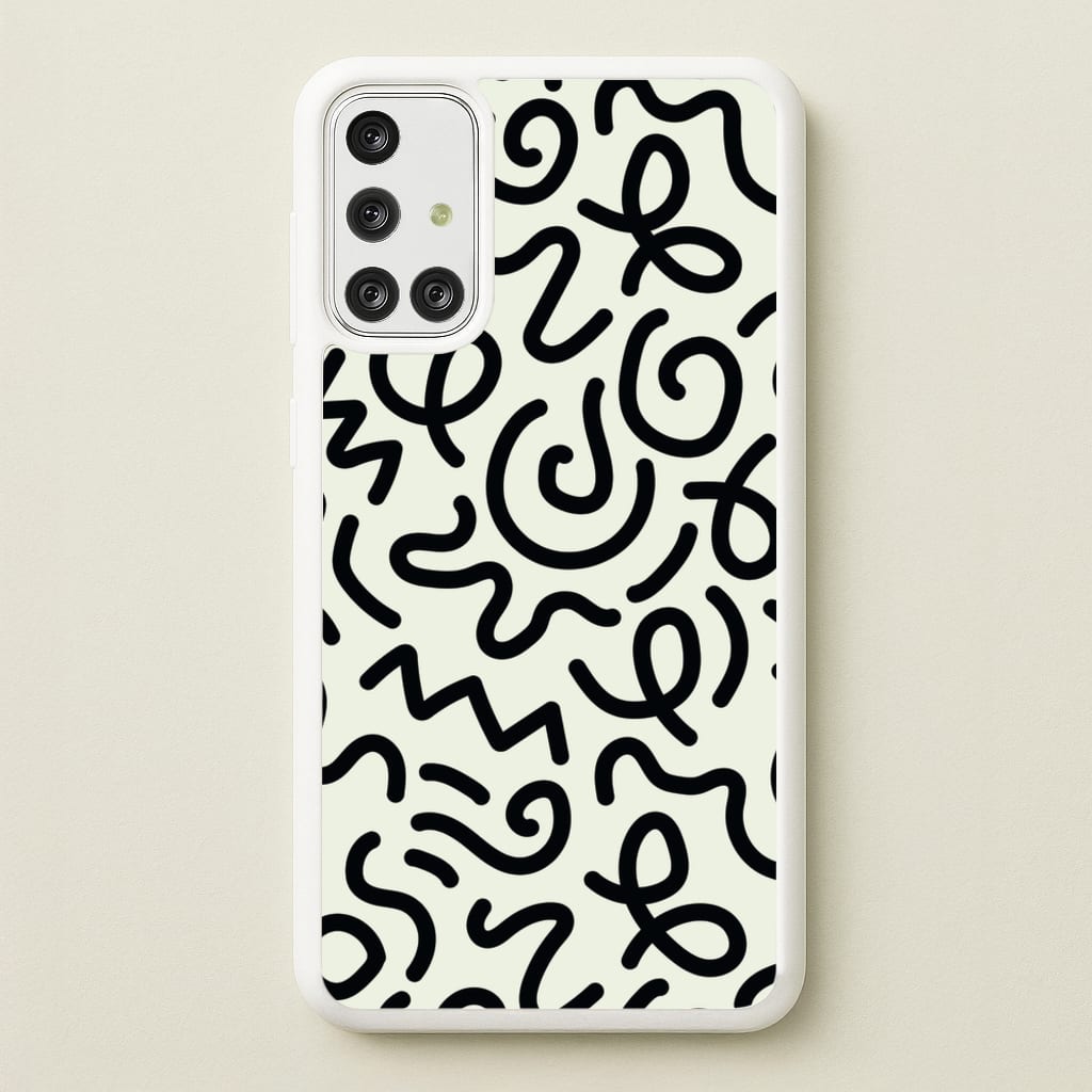 Abstract Patterns 28 - Abstract Patterns Phone Case for Galaxy A71