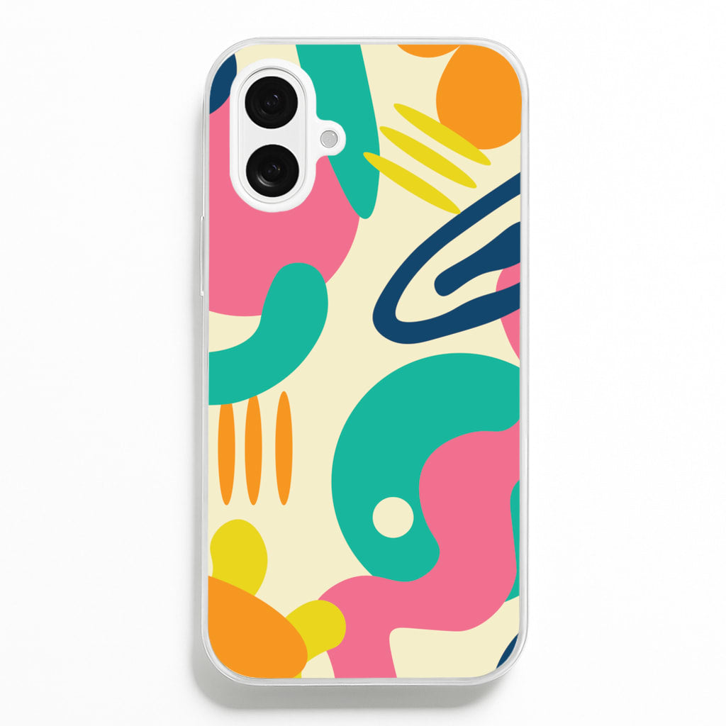 Abstract Pattern 1 - Abstract Patterns Phone Case for iPhone 16 Plus