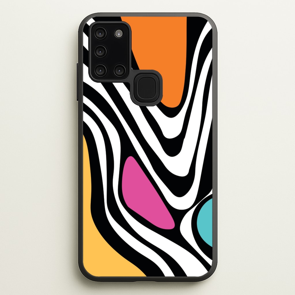 Abstract Pattern 5 - Abstract Patterns Phone Case for Galaxy A21s