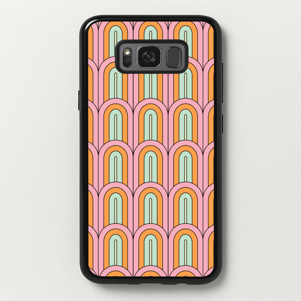 Pastel Retro Arches Pattern - Abstract Patterns Phone Case for Galaxy S8 Plus