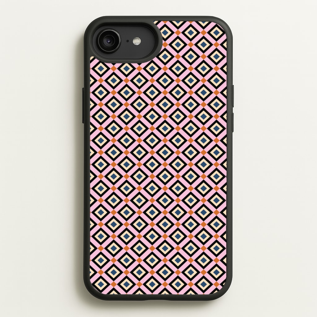 Retro Diamonds Pattern - Abstract Patterns Phone Case for iPhone 6 Plus / 7 Plus / 8 Plus