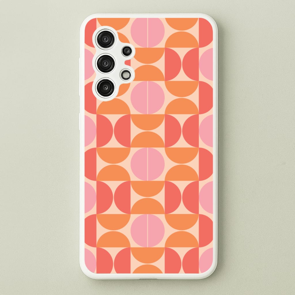 Retro Semi Circles Pattern - Abstract Patterns Phone Case for Galaxy A13