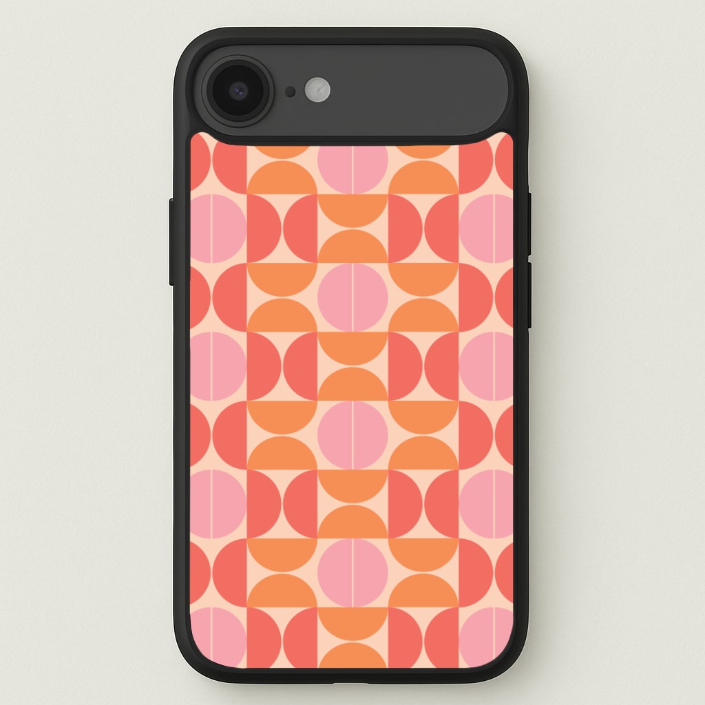 Retro Semi Circles Pattern Phone Case for iPhone 17 Air