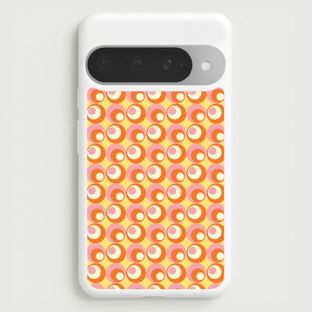 Colourful Circles Retro Pattern Phone Case for Google Pixel 10 Pro XL