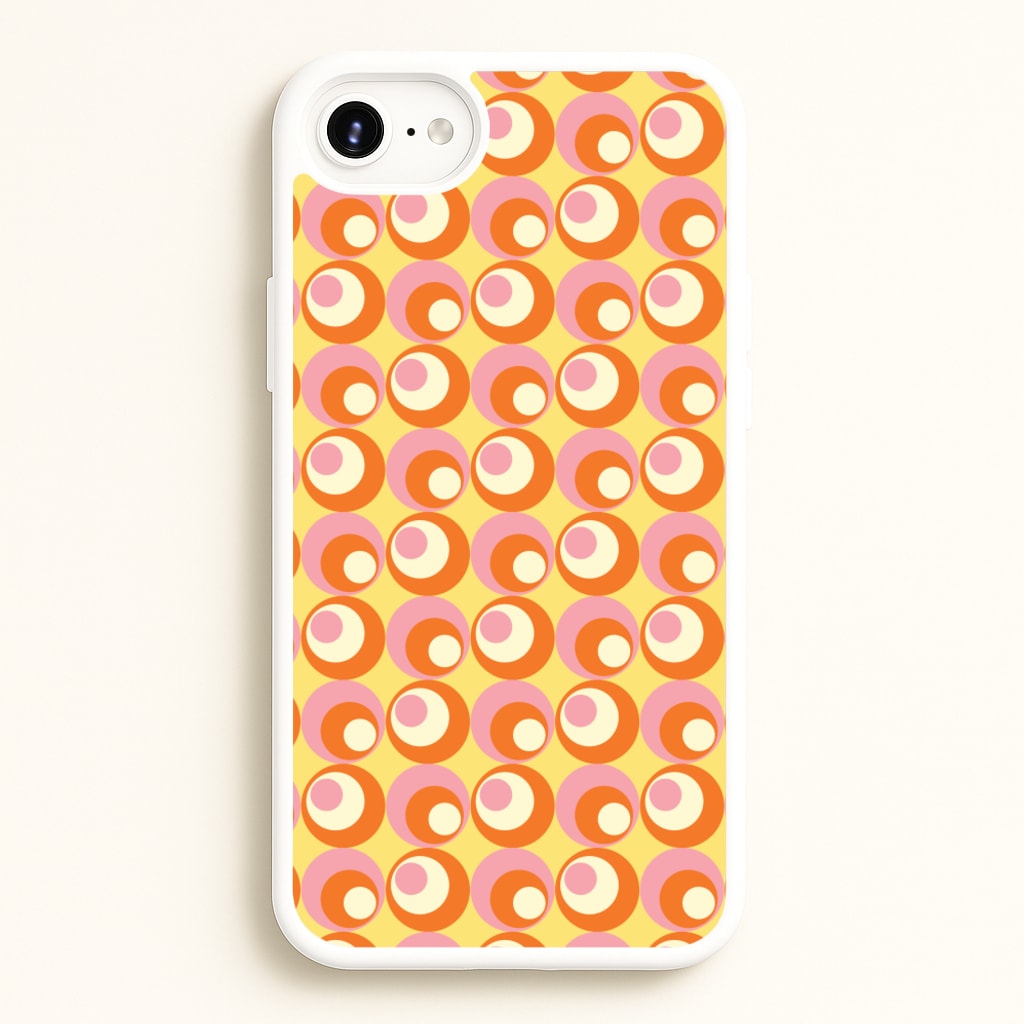 Colourful Circles Retro Pattern - Abstract Patterns Phone Case for iPhone 6 Plus / 7 Plus / 8 Plus