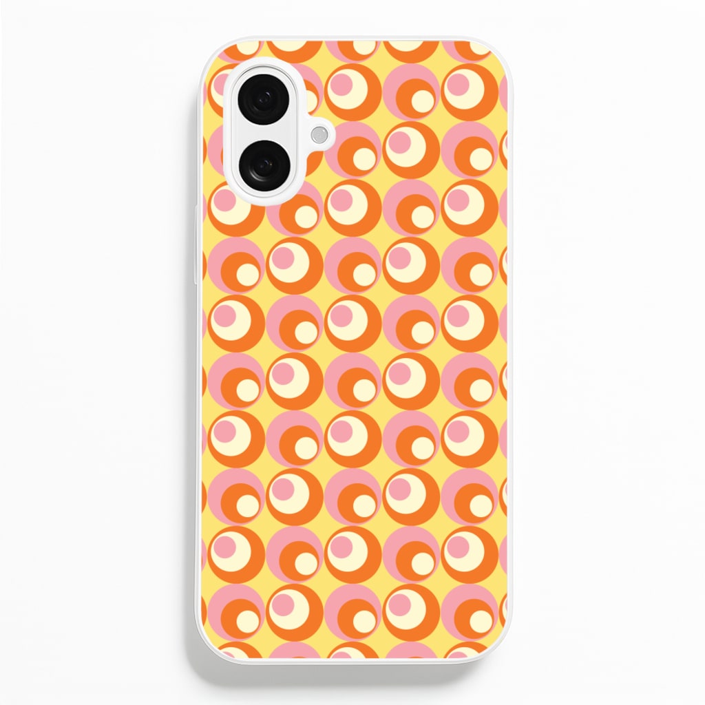 Colourful Circles Retro Pattern Phone Case