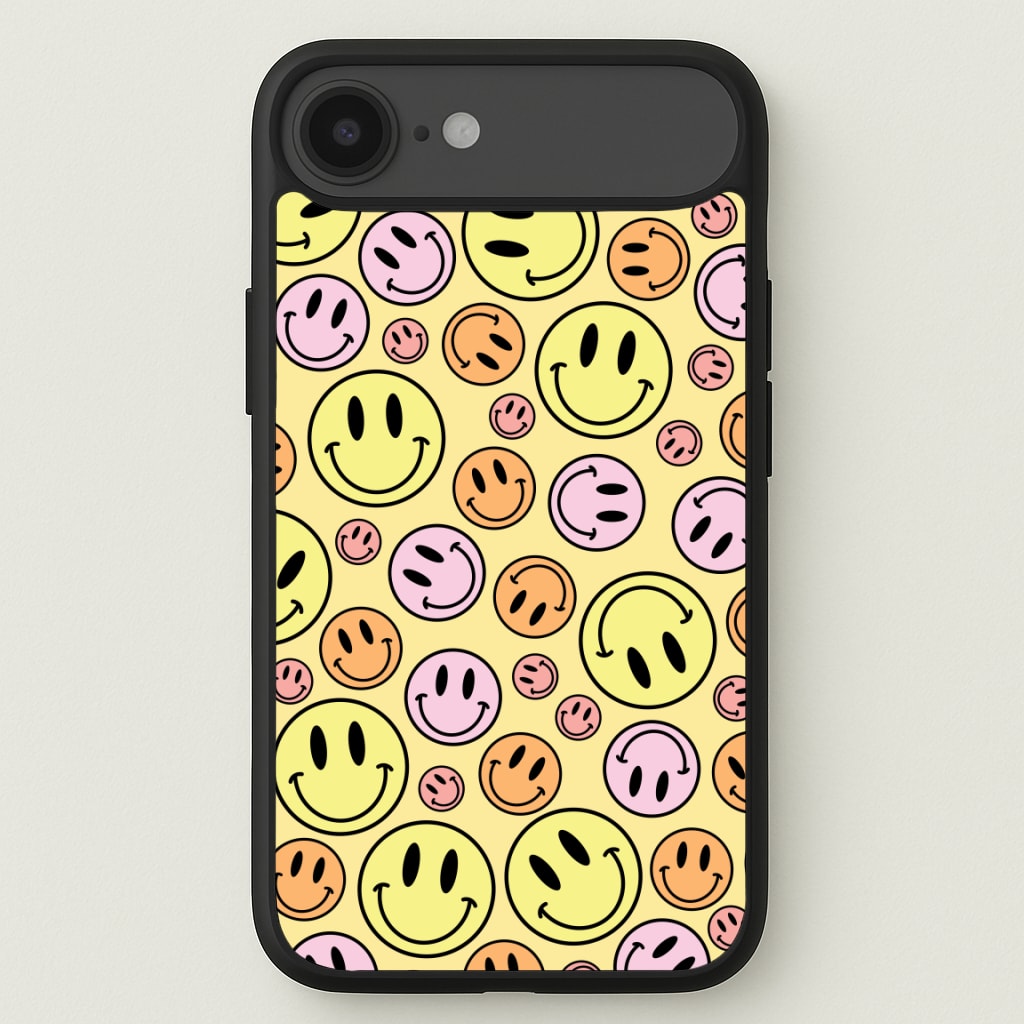 Retro Smileys Pattern Phone Case for iPhone 17 Air