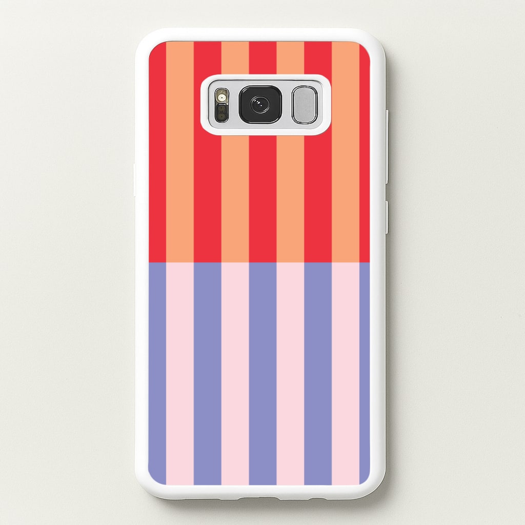 Multicoloured Pinstripe Abstract Pattern - Abstract Patterns Phone Case for Galaxy S8 Plus