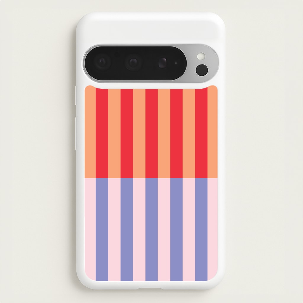 Multicoloured Pinstripe Abstract Pattern - Abstract Patterns Phone Case for Google Pixel 9 Pro XL