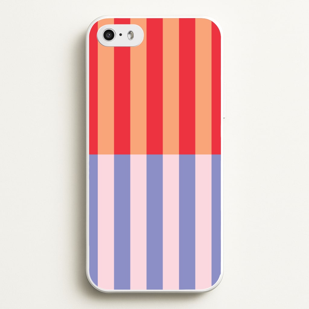 Multicoloured Pinstripe Abstract Pattern - Abstract Patterns Phone Case for iPhone 5 / 5s / SE 2016